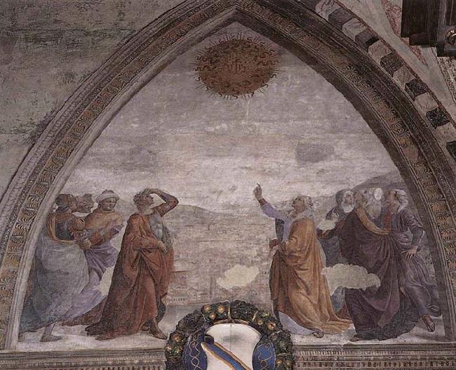 Meeting of Augustus and the Sibyl, GHIRLANDAIO, Domenico
